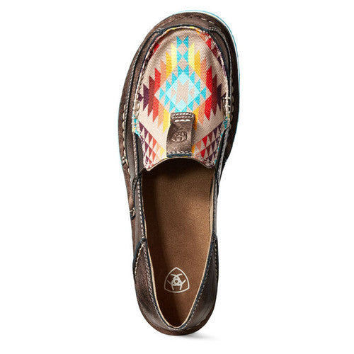 LADIES ARIAT CRUISER- RAINBOW AZTEC/ COPPER METALLIC