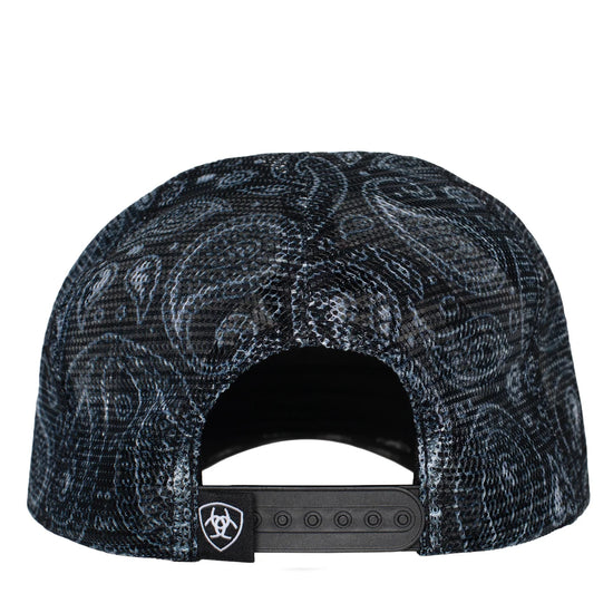 ARIAT PAISLEY TRUCKER CAP BLACK