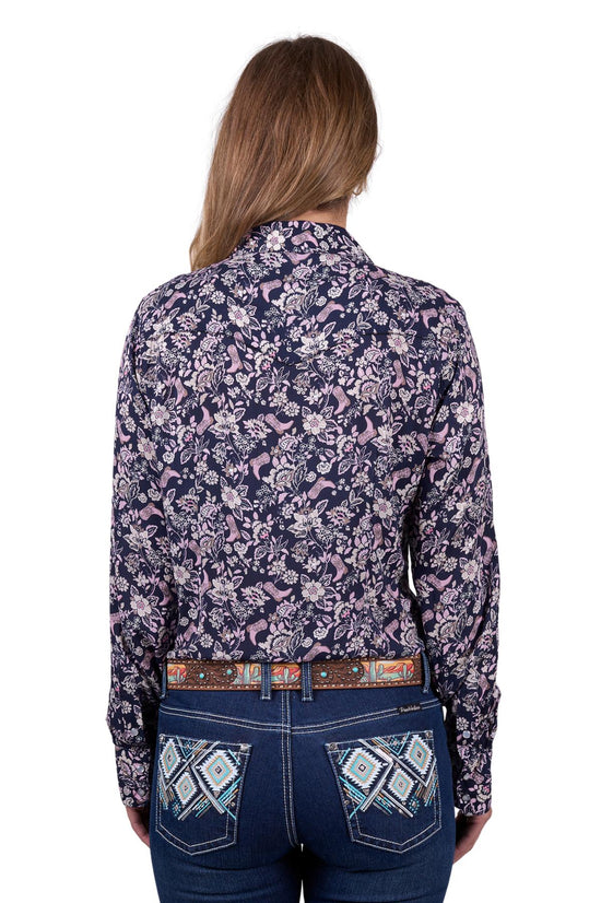 LADIES PURE WESTERN HANNAH L/S SHIRT