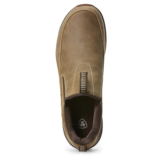 MENS ARIAT SPITFIRE SLIP ON- BROWN BOMBER