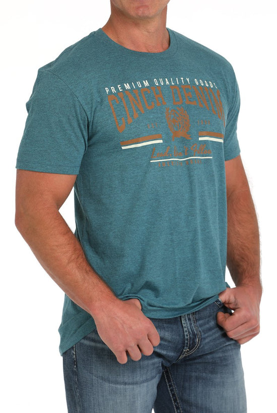 MENS CINCH TEE-TEAL