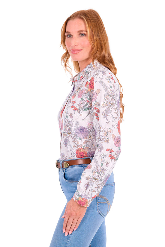 LADIES THOMAS COOK MAXINE L/S SHIRT