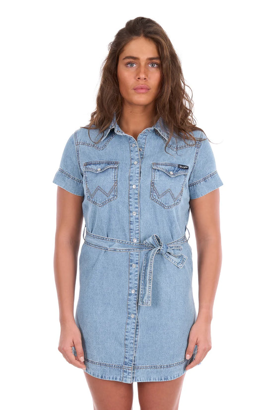 LADIES WRANGLER MARLA S/S DRESS