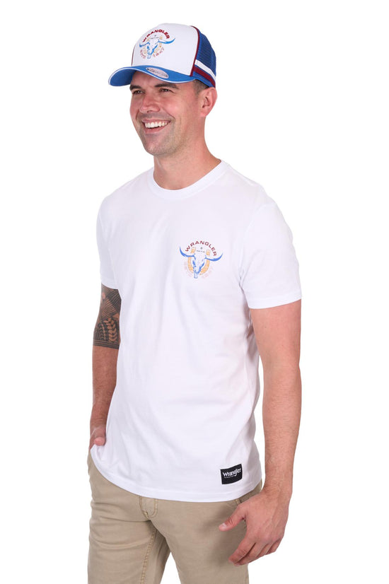 MENS WRANGLER HENRY S/S TEE