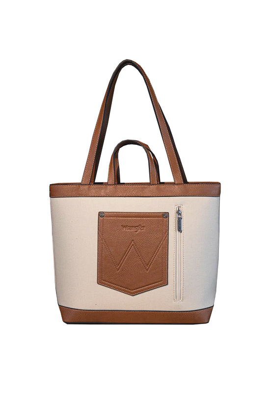 WRANGLER CANVAS ICONIC LOGO TOTE