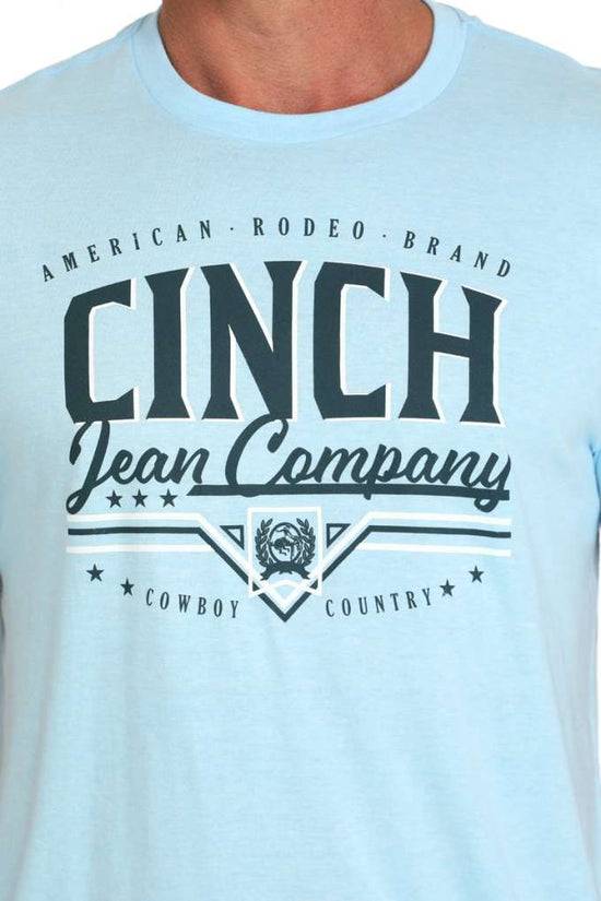 MENS CINCH TEE- LIGHT BLUE