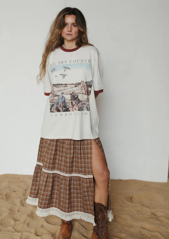 LADIES FAR MER COWBOY CAMP CREW TEE
