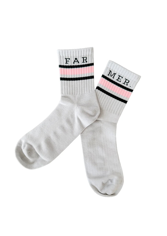 FAR MER MINT CREW SOCKS