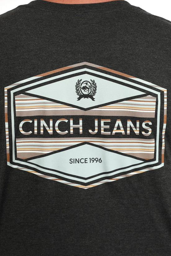 MENS CINCH TEE- BLACK HEATHER