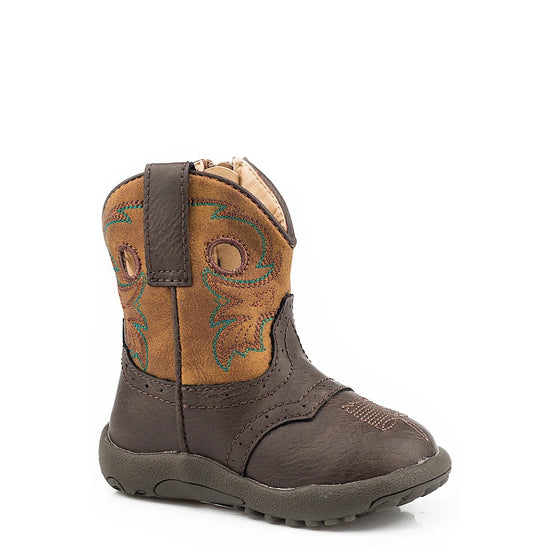INFANT ROPER COWBABY DANIEL- BROWN/TAN