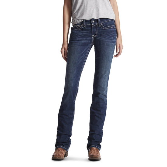 LADIES ARIAT R.E.A.L MID RISE ICON STRAIGHT LEG JEAN
