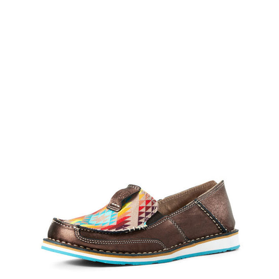 LADIES ARIAT CRUISER- RAINBOW AZTEC/ COPPER METALLIC