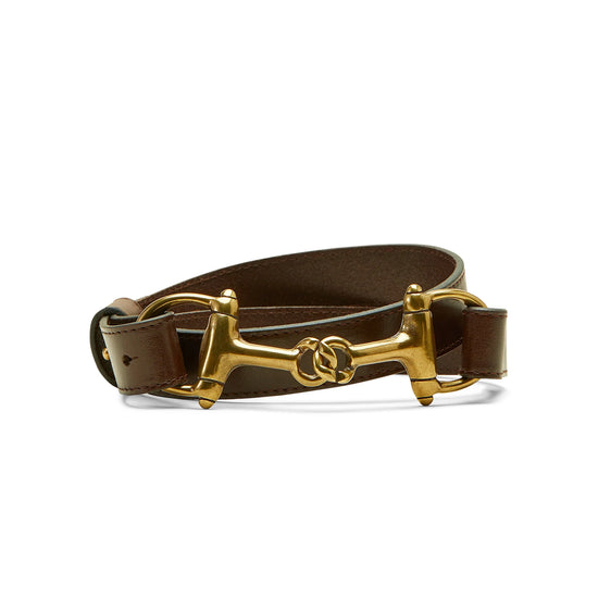 ARIAT TACK ROOM BELT- CHOCOLATE