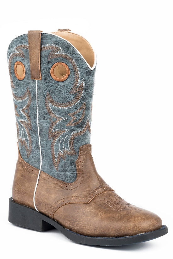 KIDS ROPER DANIEL- BROWN/BLUE