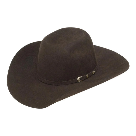 ARIAT YOUTH WOOL HAT PUNCHY 4 COWBOY- CHOCOLATE