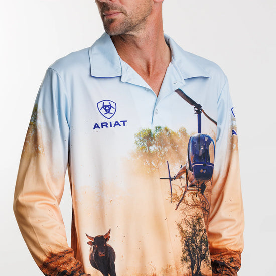 ARIAT FISHING SHIRT- HELIMUSTER