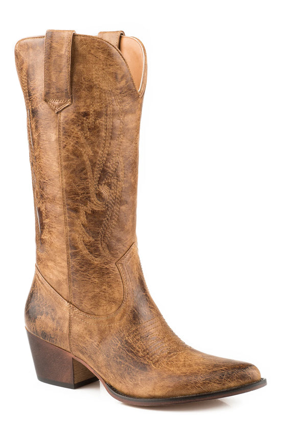 LADIES ROPER NETTIE BOOTS- BROWN