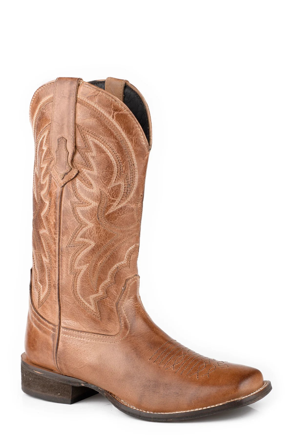 Tan Roper Boots LADIES ROPER LINDSEY BOOTS- TAN LEATHER – Western Road Clothing & Tack