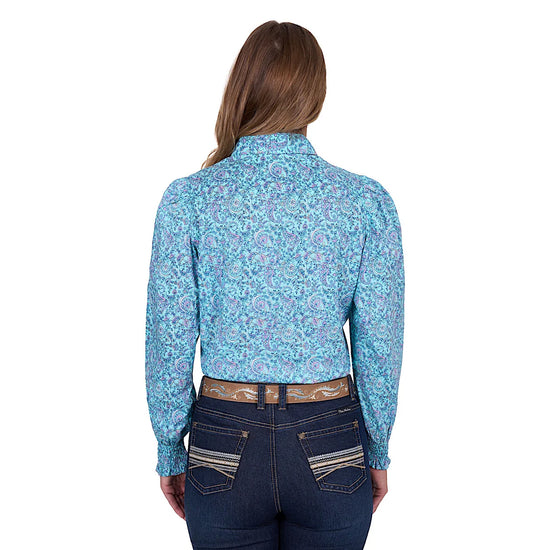 LADIES PURE WESTERN RILEY L/S SHIRT
