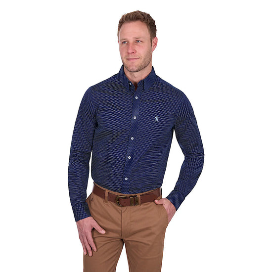 MENS THOMAS COOK DAVID TAILORED L/S SHIRT