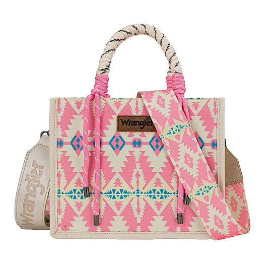 WRANGLER SOUTHWESTERN ROPE HANDLE BAG