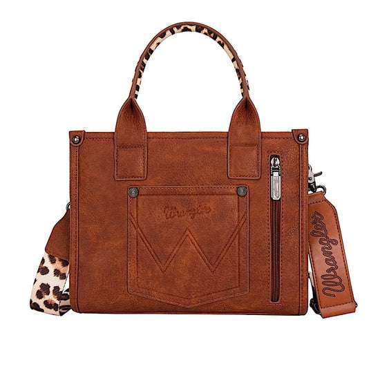 WRANGLER LEOPARD PRINT CROSSBODY BAG