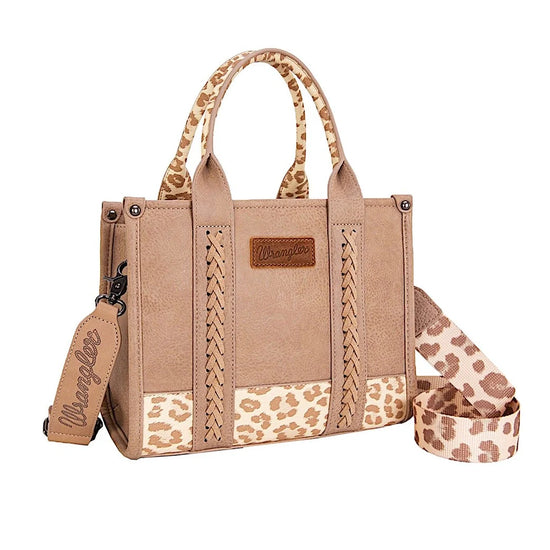 WRANGLER LEOPARD PRINT CROSSBODY BAG