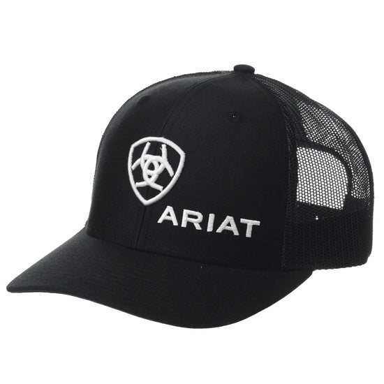 ARIAT 112 CAP- BLACK/BLACK
