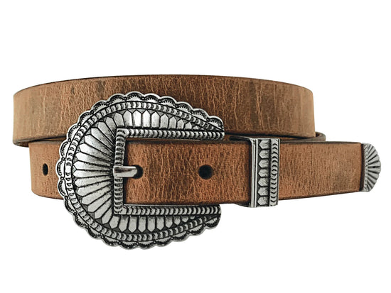 ROPER BELT 1.1/4 DISTRESSED LEATHER