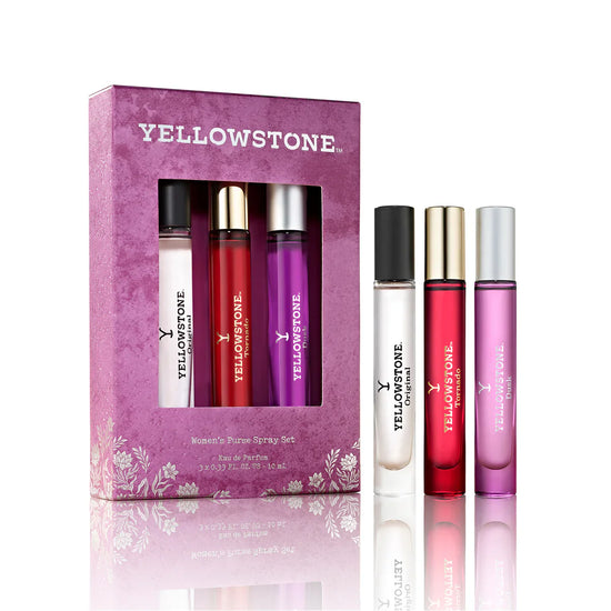 LADIES TRU WESTERN PURSE SPRAY SET- YELLOWSTON ORIGINAL / TORNADO/ DUSK