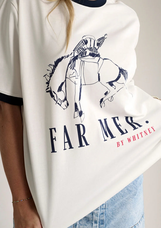 LADIES FAR MER BRONC RINGER TEE