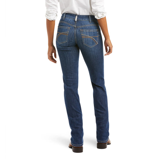 LADIES ARIAT R.E.A.L MID RISE BRENDA STRAIGHT LEG JEANS