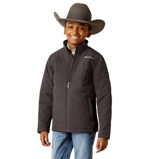 KIDS ARIAT CRIUS JACKET- PHANTOM HEATHER
