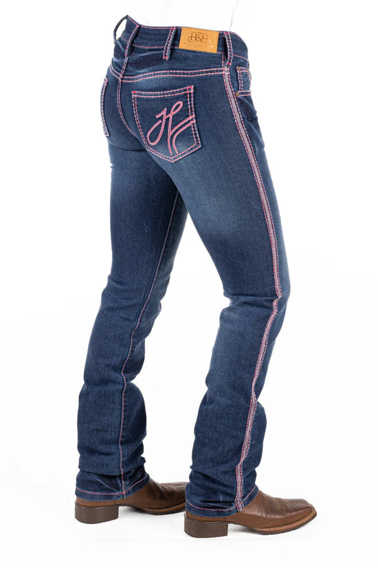 LADIES HITCHLEY AND HARROW SALEM MID RISE JEANS- 35INCH