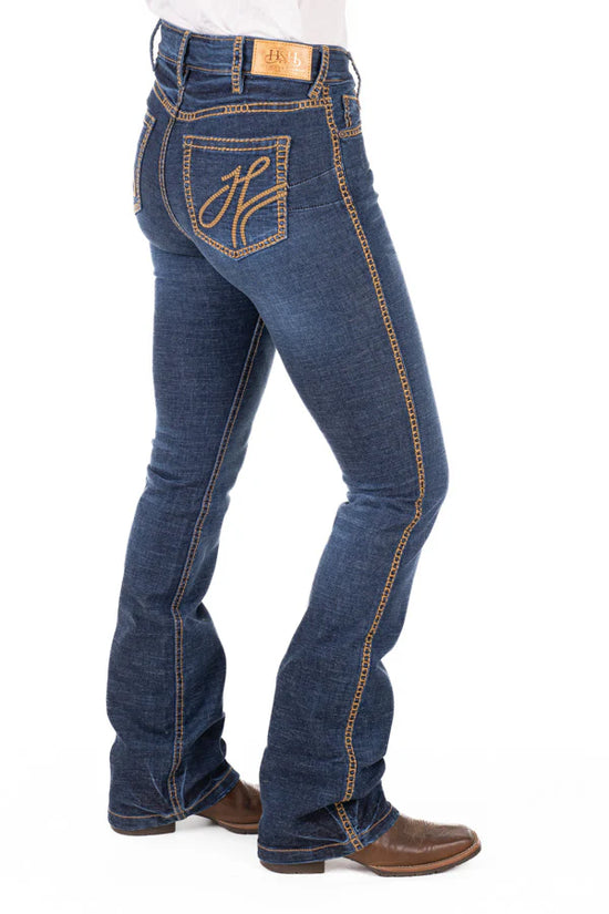 LADIES HITCHLEY AND HARROW TUSCALOOSA ULTRA HIGH RISE JEANS- 35" LEG