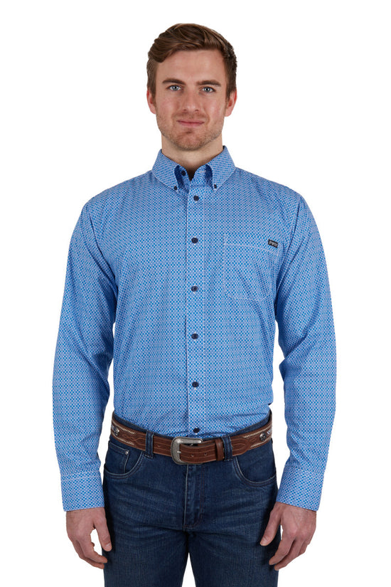 MENS PURE WESTERN HEWITT L/S SHIRT