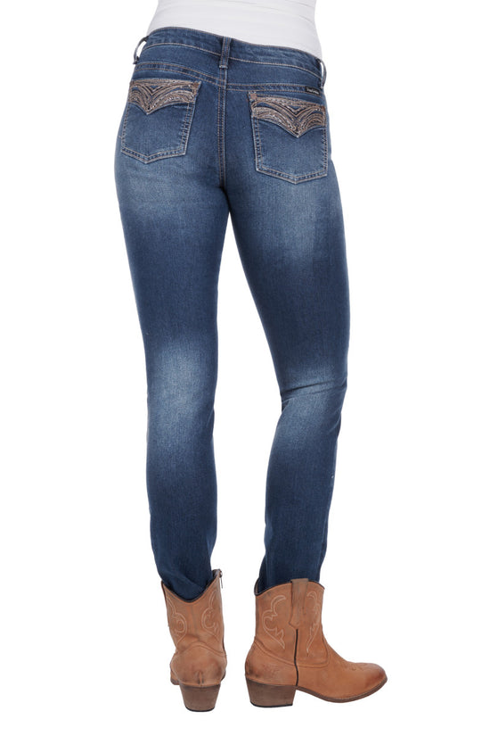 LADIES PURE WESTERN VIVIENNE SKINNY JEANS