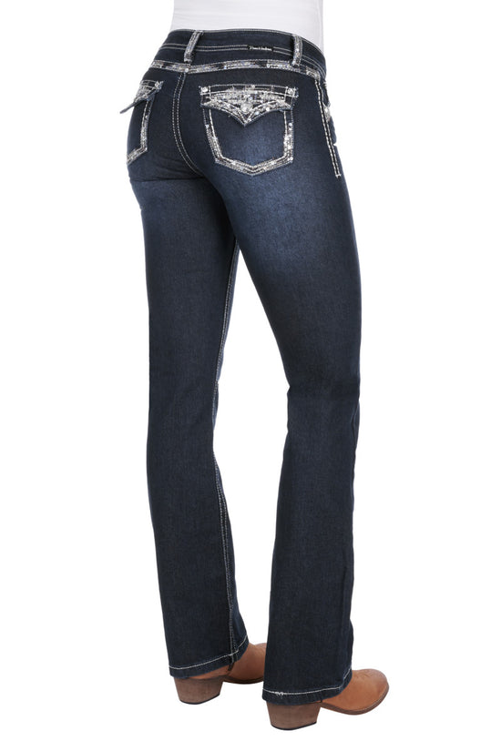 LADIES PURE WESTERN TAYLOR BOOTCUT JEANS