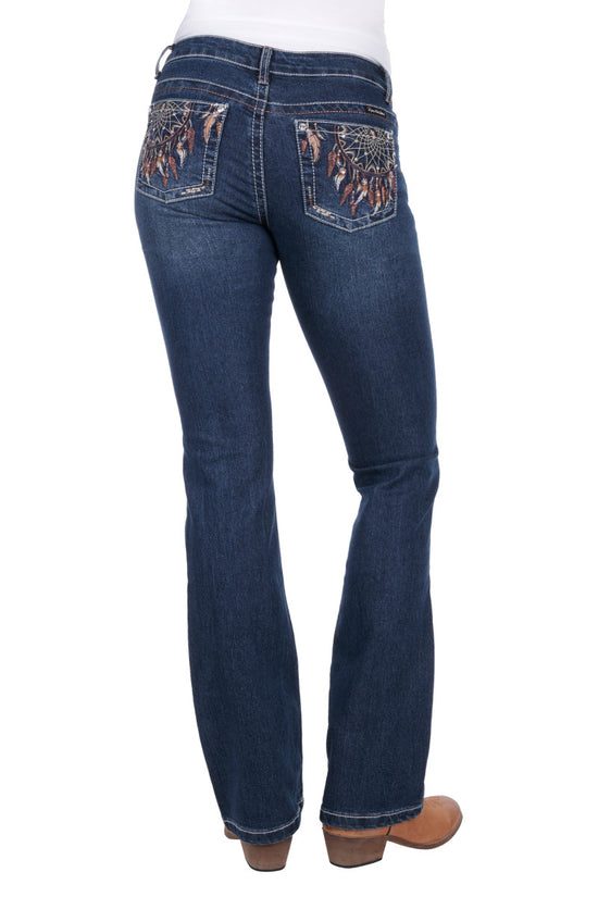 LADIES PURE WESTERN LOLA BOOTCUT JEANS