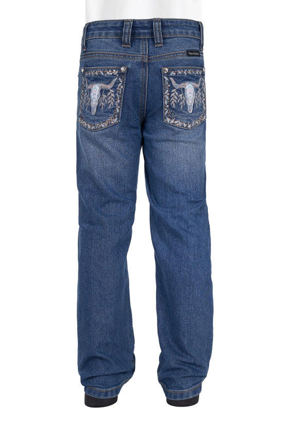GIRLS PURE WESTERN ARIANA BOOT CUT JEANS