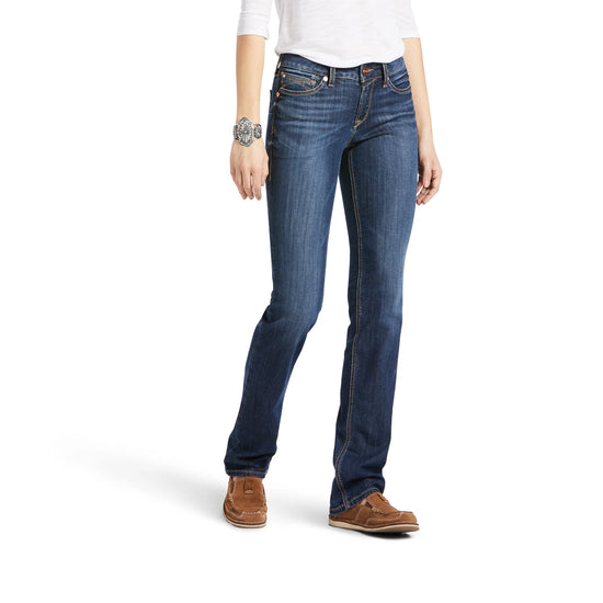 LADIES ARIAT R.E.A.L PERFECT RISE ANALISE STRAIGHT LEG JEANS