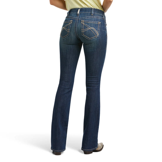 LADIES ARIAT R.E.A.L MID RISE CORINNE BOOT CUT JEANS