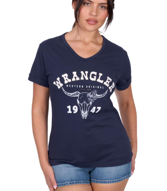 LADIES WRANGLER REESE S/S TEE