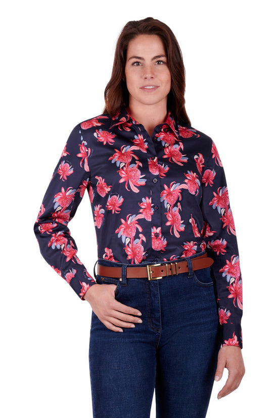 LADIES THOMAS COOK JEWEL L/S SHIRT