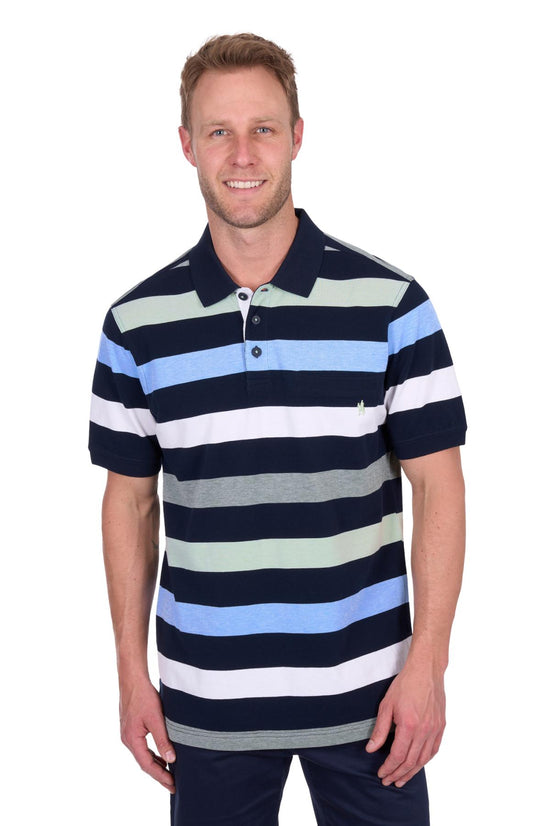 MENS THOMAS COOK CHARLES 1 PKT S/S POLO