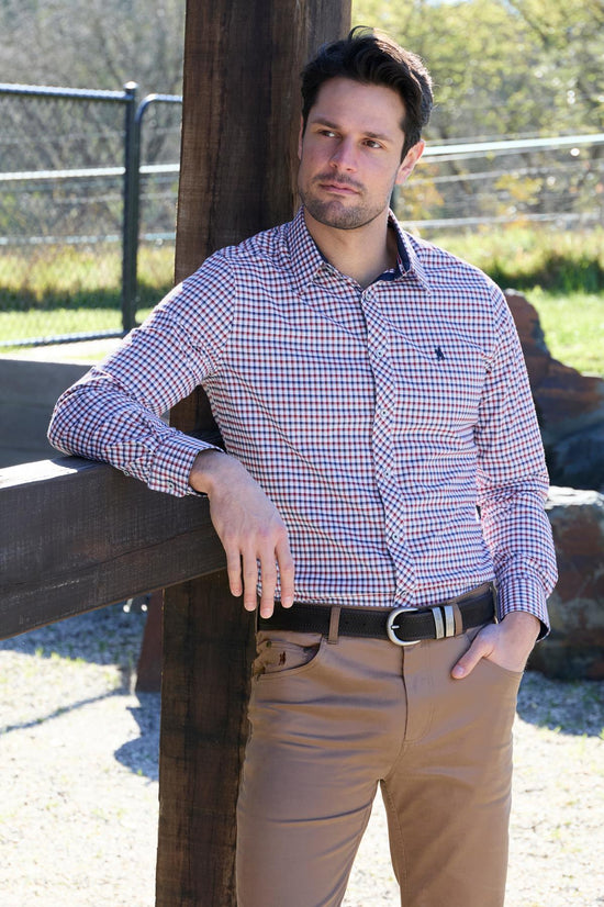 MENS THOMAS COOK GEORGE TAILORED L/S SHIRT