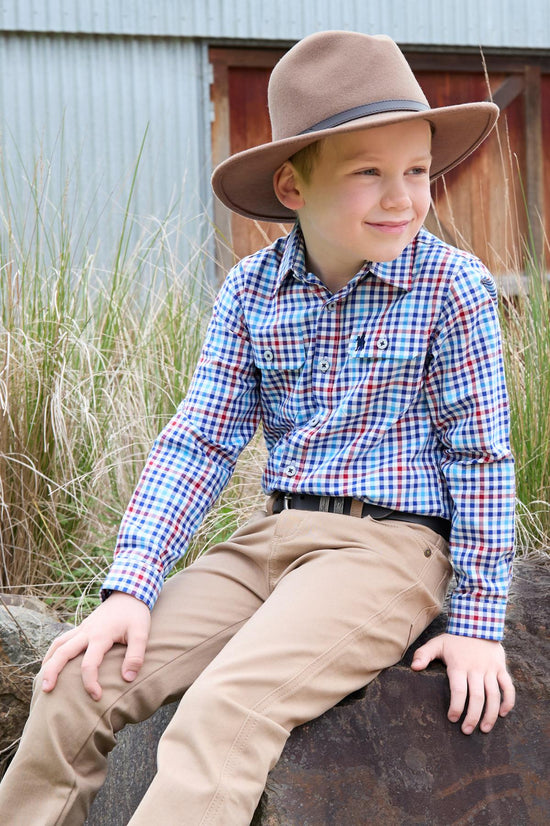 BOYS THOMAS COOK FRED 2PKT L/S SHIRT