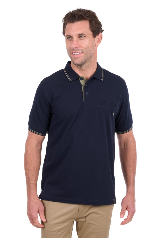 MENS THOMAS COOK HENRY TAILORED S/S POLO