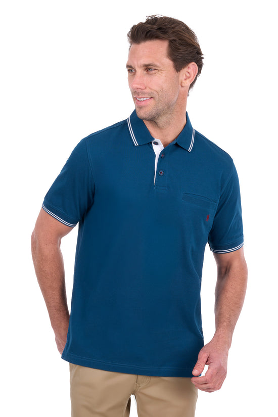 MENS THOMAS COOK HENRY TAILORED S/S POLO