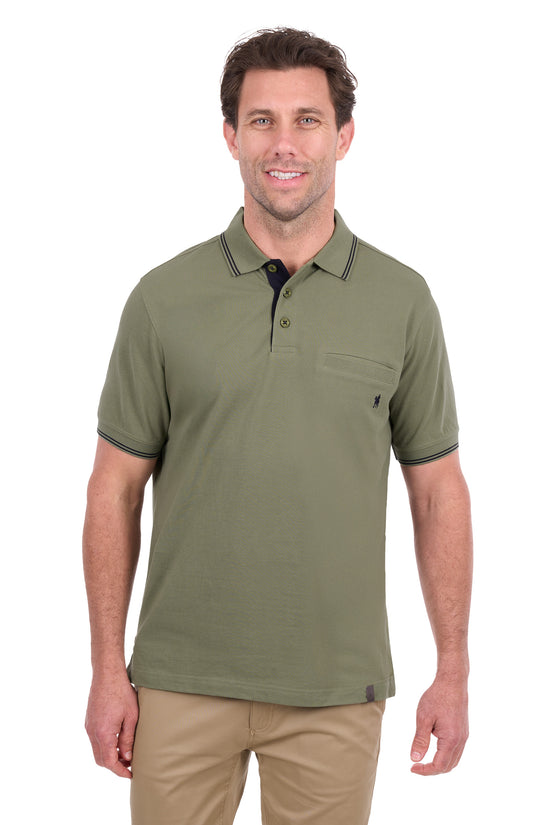 MENS THOMAS COOK HENRY TAILORED S/S POLO